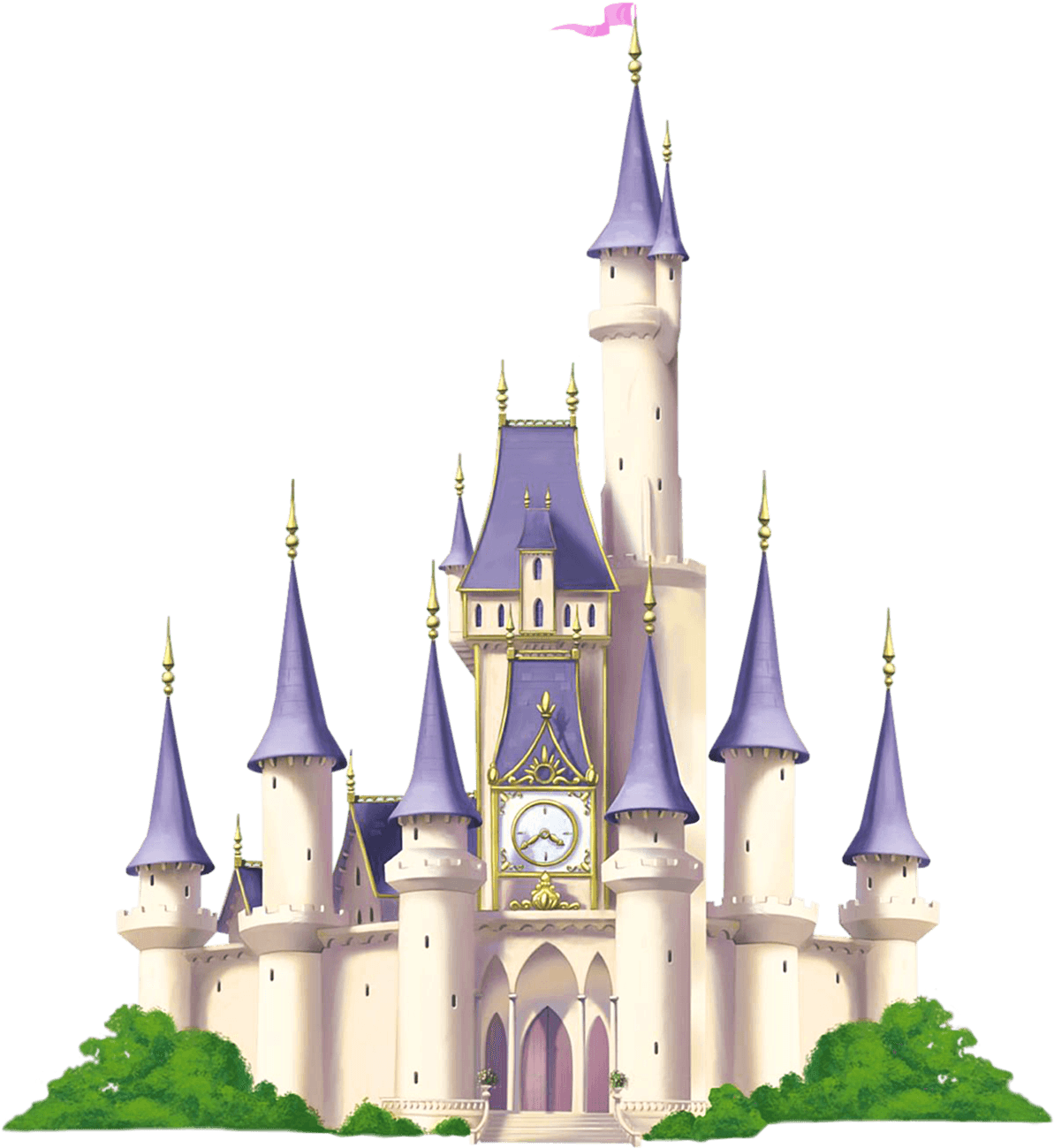 Free Clipart Buildings Clipart Castle Image - Cinderella Castle Clipart (1224x1360)