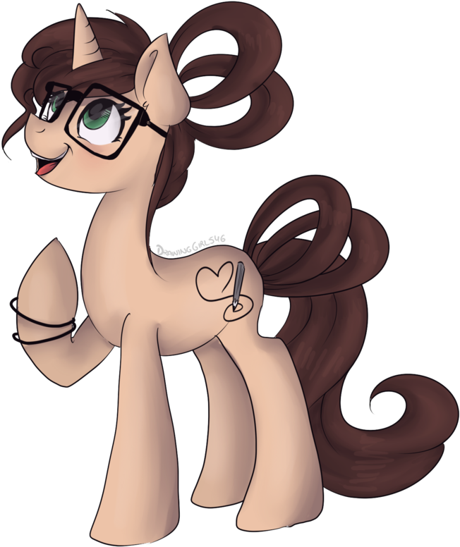 Drawing Heart Being Fancy By Drawing-heart - Drawing Of Mlp Heart (945x846)