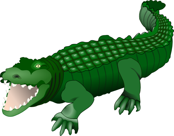 Crocodile Clipart (600x470)