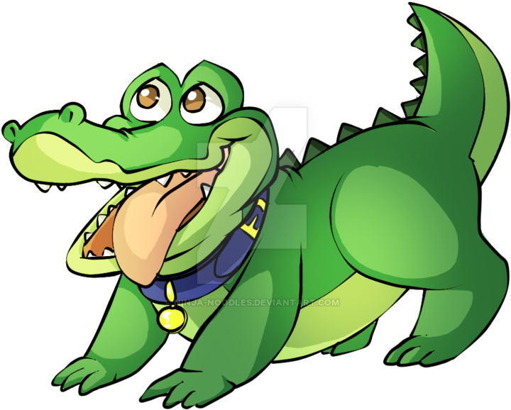 Croc Pup By Ninja-noodles - Cartoon (800x639)