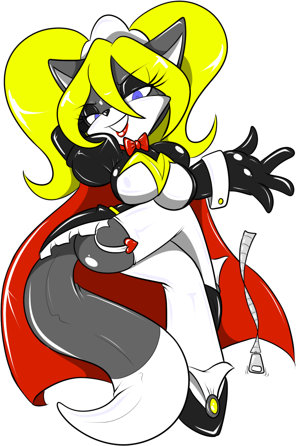 Com Victory Vixen Meets Living Suit 2 By Chaoscroc - Cartoon (1024x1515)