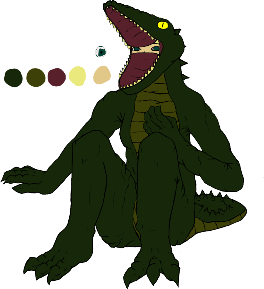 Croc Costume Tf By Blackminorscales - Croc Tf (854x935)