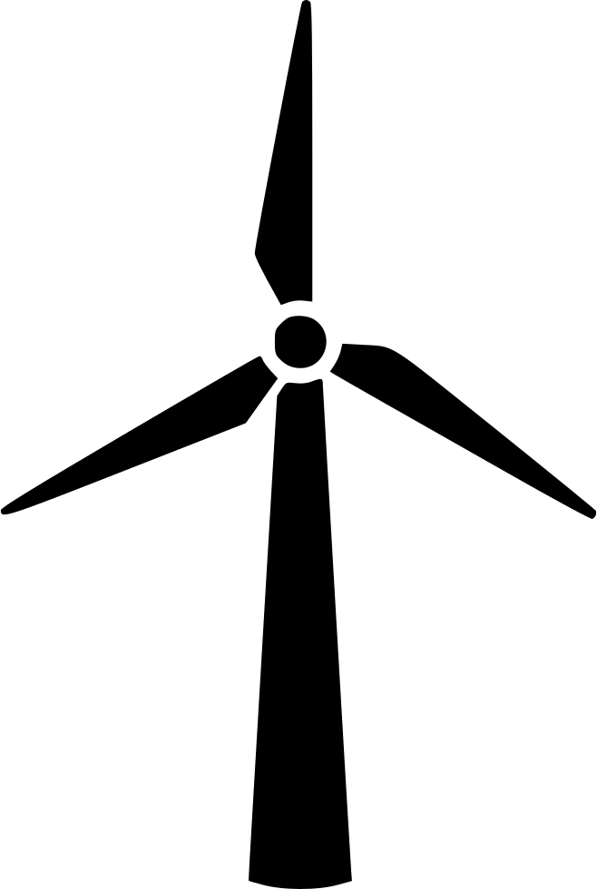 Wind Turbine Windmill Comments - Wind Turbine Icon Png (658x980)