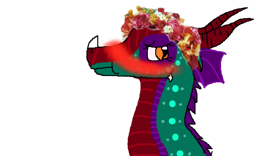 Queen Glory And Her Flower Crowns - Cartoon (920x449)