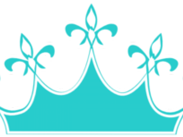 Crown Clipart Teal - Crown Clipart Teal (640x480)