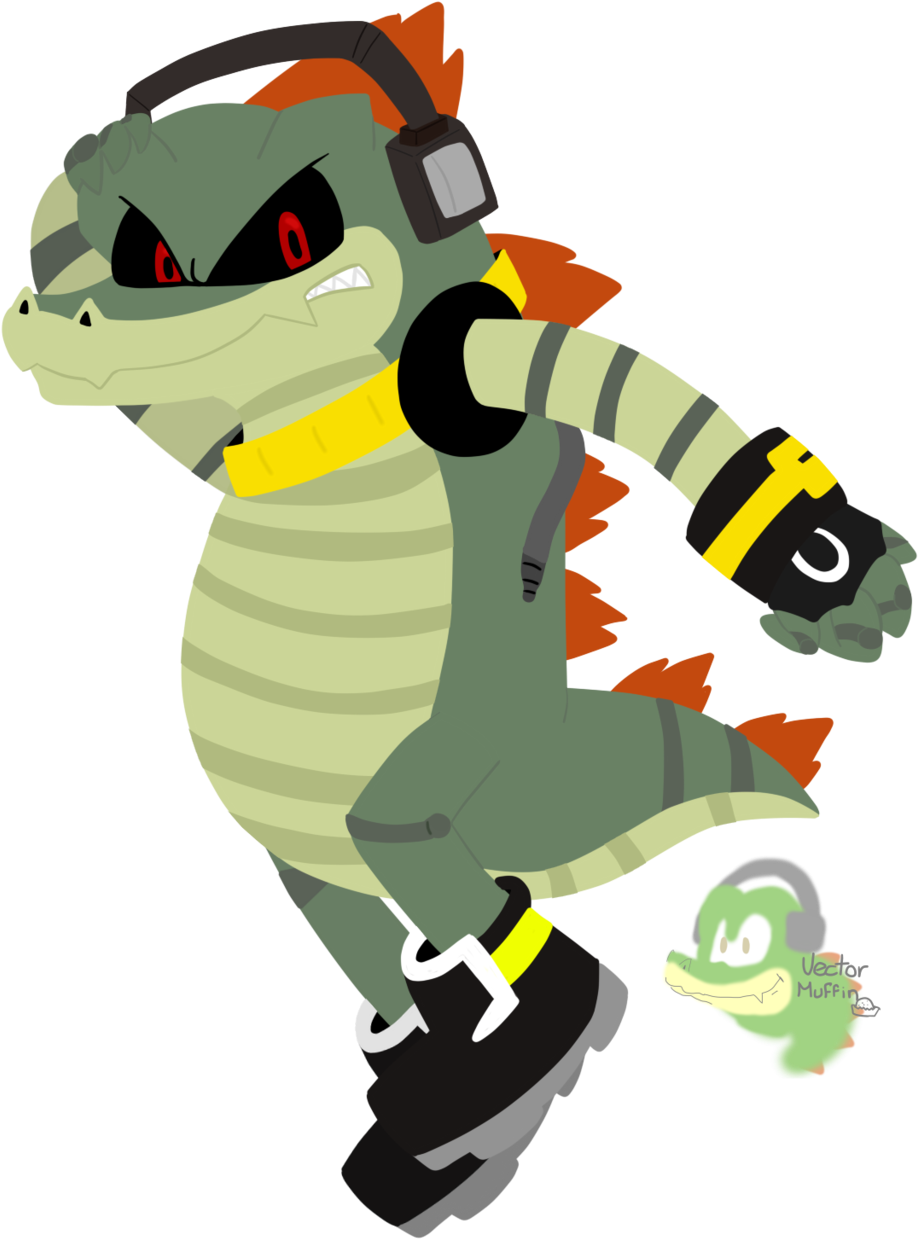 Robotic Croc By Vectormuffin Robotic Croc By Vectormuffin - Cartoon (1024x1278)