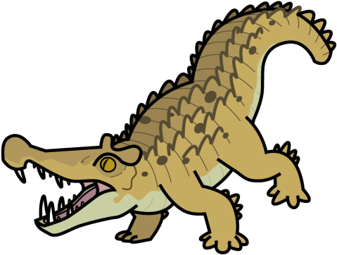 It's The Boar Croc - Kaprosuchus (500x384)