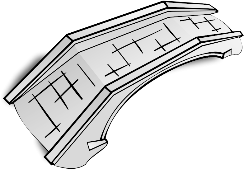 Rpg Map Symbols - Bridge Clip Art (800x800)