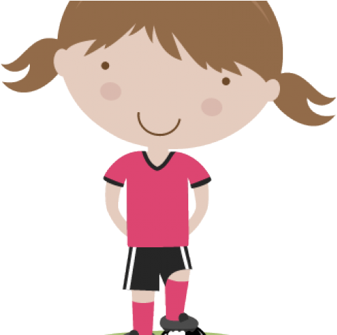 Soccer Girl Clipart - Clipart Football Soccer Player Png (640x480)