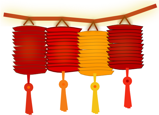 Paper Lantern Clipart Wedding Lantern - Chinese Lantern Clip Art (600x416)