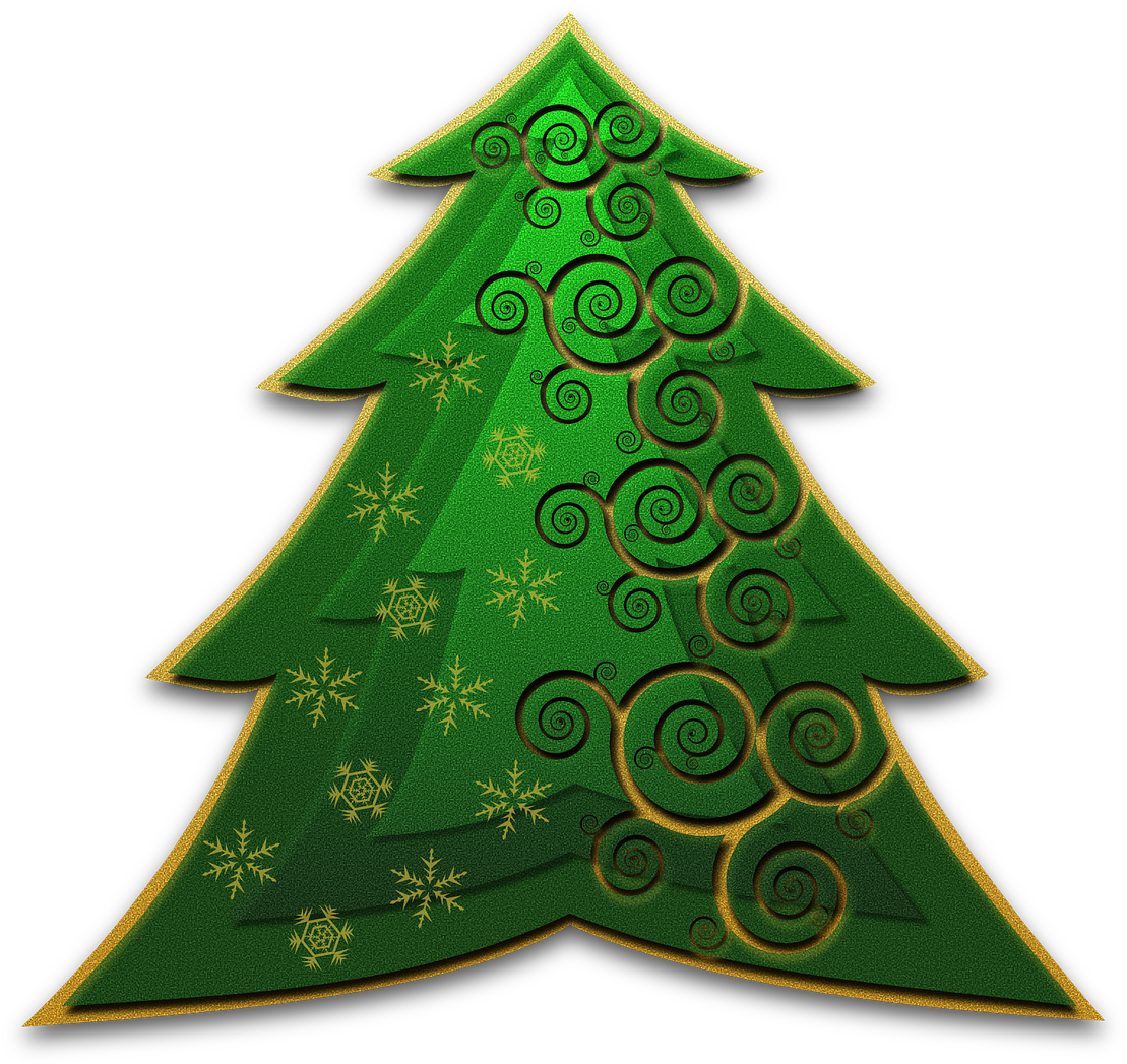 Bunte Weihnachtsbaum-papieruntersetzer 6 Untersetzer (1280x1199)