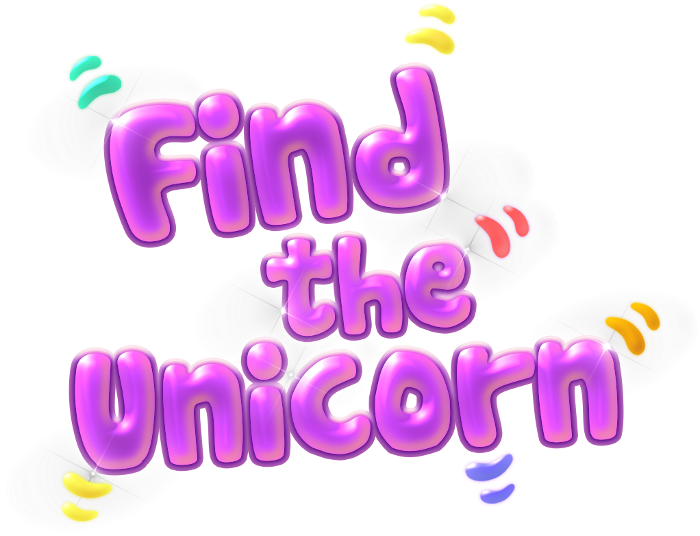 Find The Dancing Unicorn - Graphic Design (1024x1024)