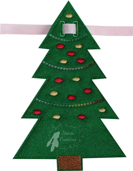 Ith Christmas Tree Bunting - Dibujo De Un Arbol En Cuadricula (630x817)
