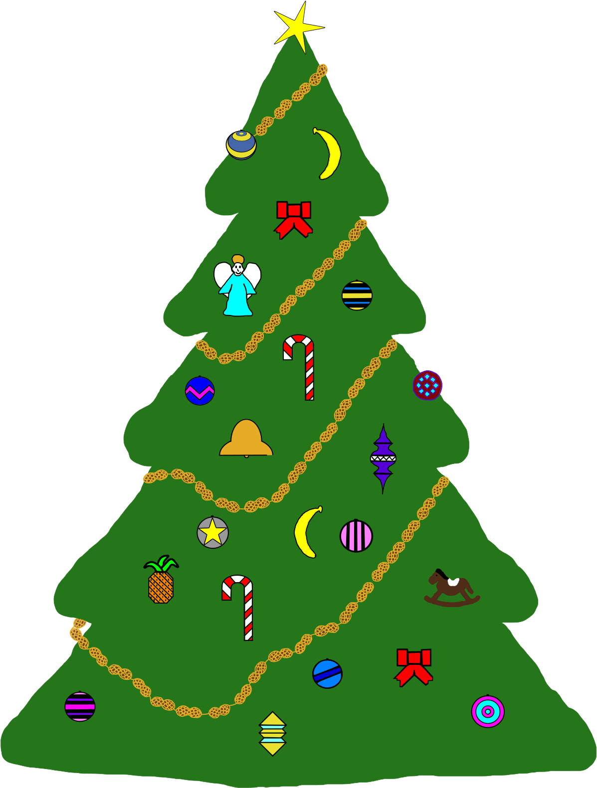 Tree For Monkeys - Christmas Tree (1855x2400)