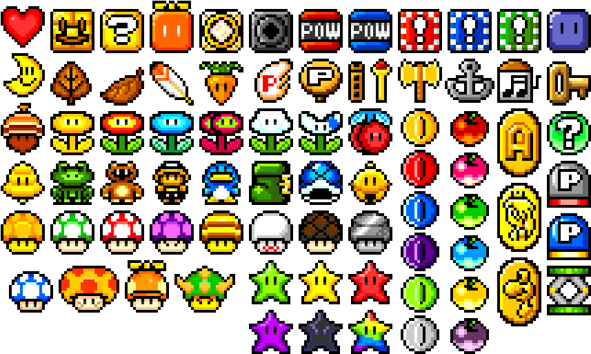 Lettuce Clipart Pixel Art - Super Mario World (1013x625)