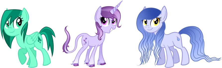 Pegasus Unicorn And Earth Pony By Thecheeseburger - Earth Pegasus And Unicorn (1024x401)