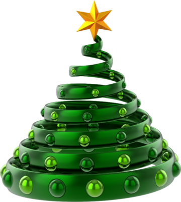 Abstract Christmas Tree Png Psd Detail - Christmas Day (360x400)