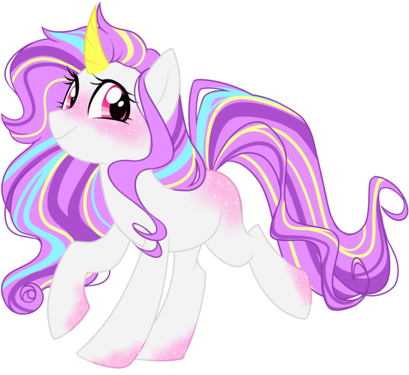 Sparkly Unicorn By Azure Art Wave - Illustration (894x894)
