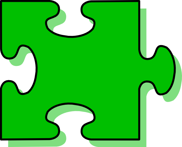 How To Set Use Green Puzzle Piece Icon Png - Puzzle Pieces Clip Art (600x484)