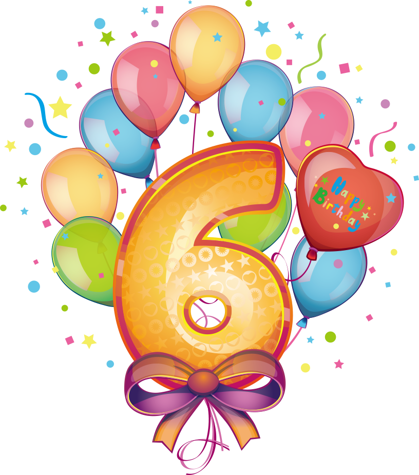 Happy Birthday To You Balloon Party Clip Art - 6 Birthday (816x925)