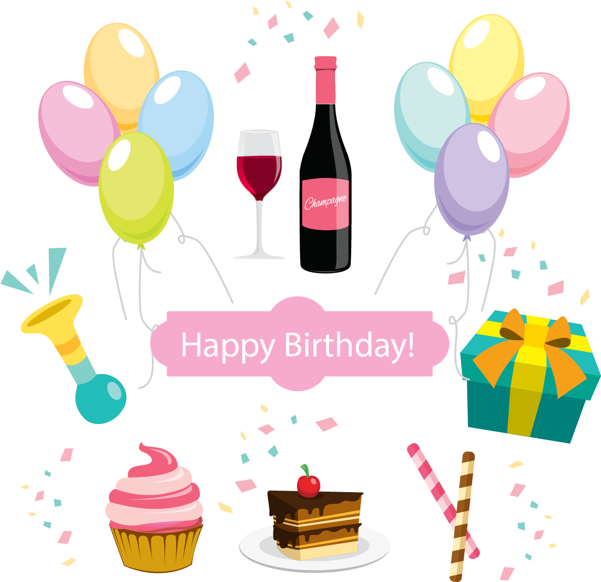 Birthday Cake Wish Happy Birthday To You Party - Happy 20th Birthday Boy (1190x1167)