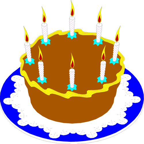November Birthday Cake Clipart - Birthday Clip Arts Gif (500x500)
