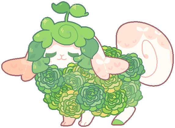 Lettuce By Blushbun - Illustration (573x418)