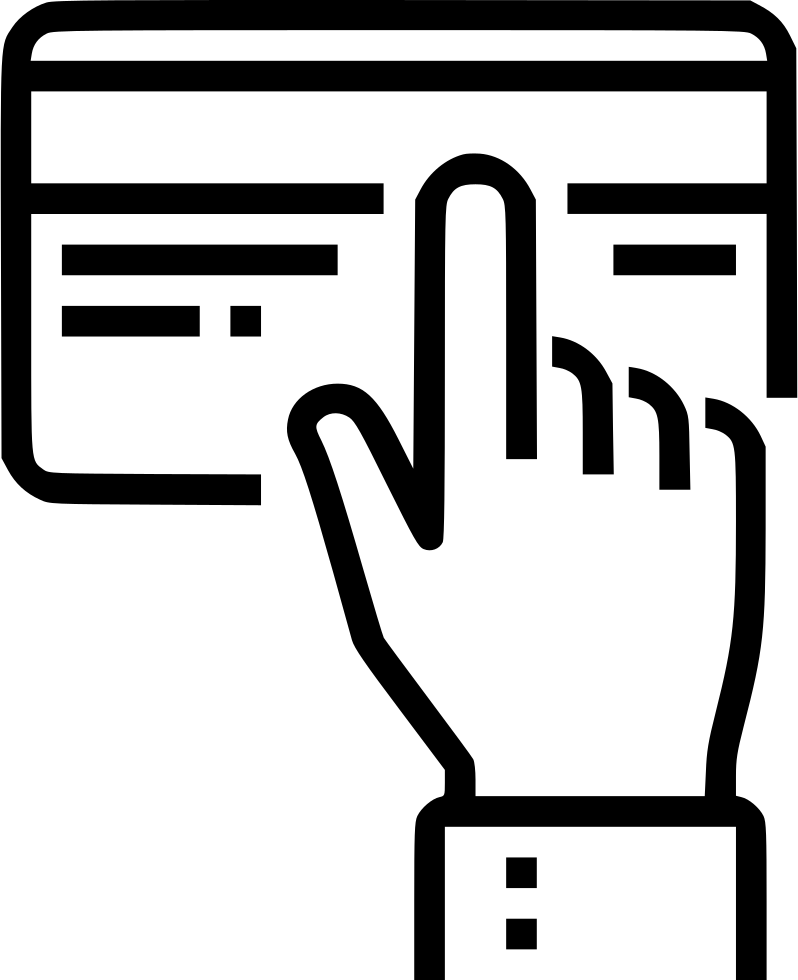 Pay With Credit Card Comments - Icon (798x980)