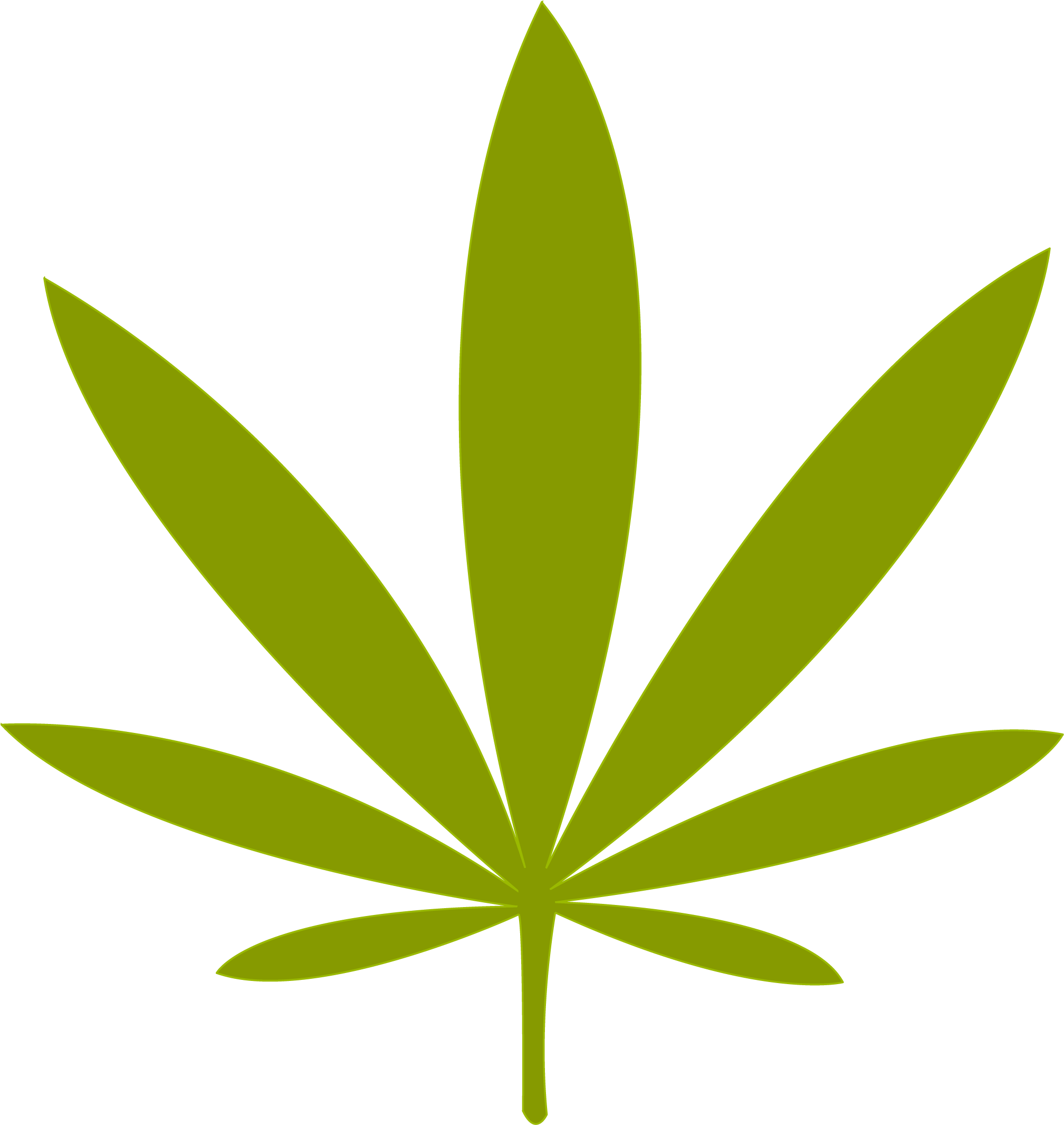 Leaf Png File Simple Marijuana Leaf - Leaf Png File Simple Marijuana Leaf (2117x2160)