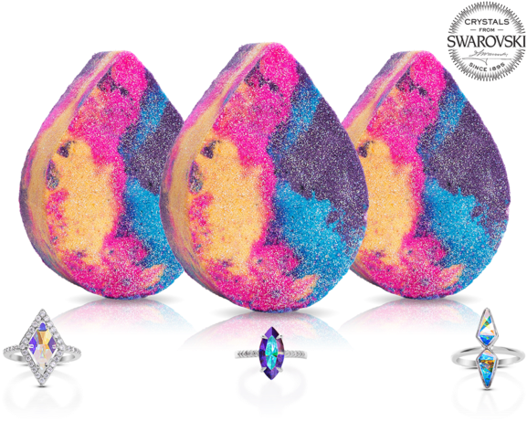 Bath Bomb Trio - Necklace Monemel Silver Tone (600x480)