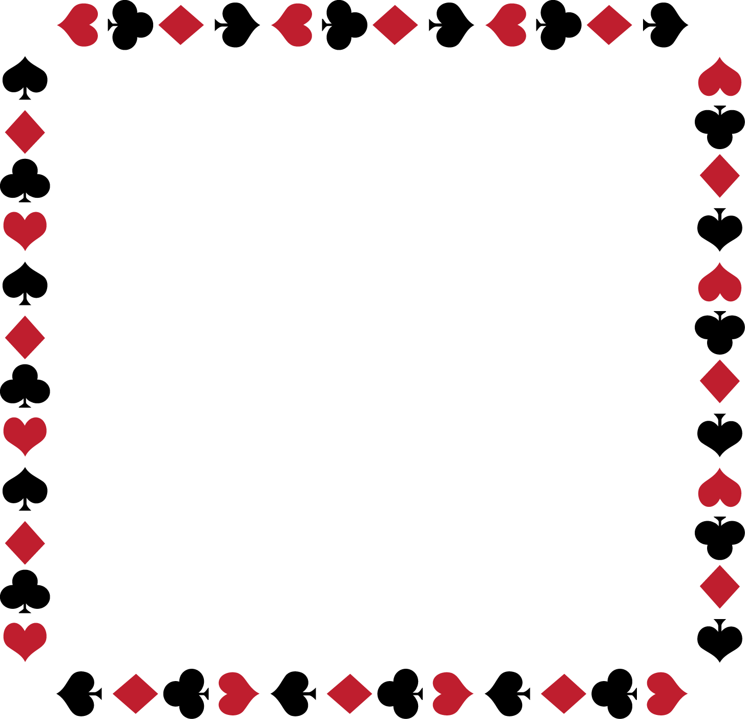 Heart Playing Card Clip Art - Clip Art (1454x1403)