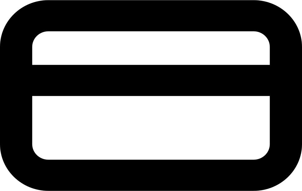 Credit Card Rectangular Rounded Shape Symbol Comments - Credit Card Rectangular Rounded Shape Symbol Comments (980x620)