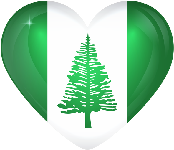 5 Kbyte, Warehouse, > Pix, The Heart Of The Island - Norfolk Island Flag (600x519)