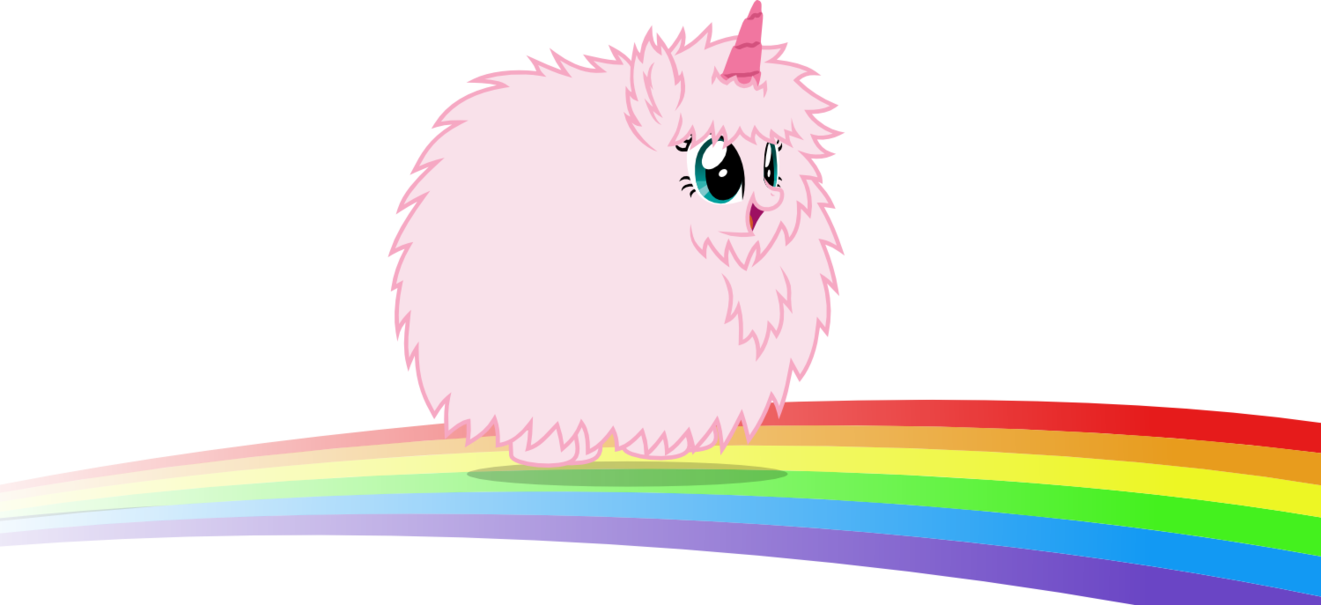 Rainbow Dash Pink Fluffy Unicorn - Pink Fluffy Unicorns Dancing On Rainbows Clip Art (1321x605)