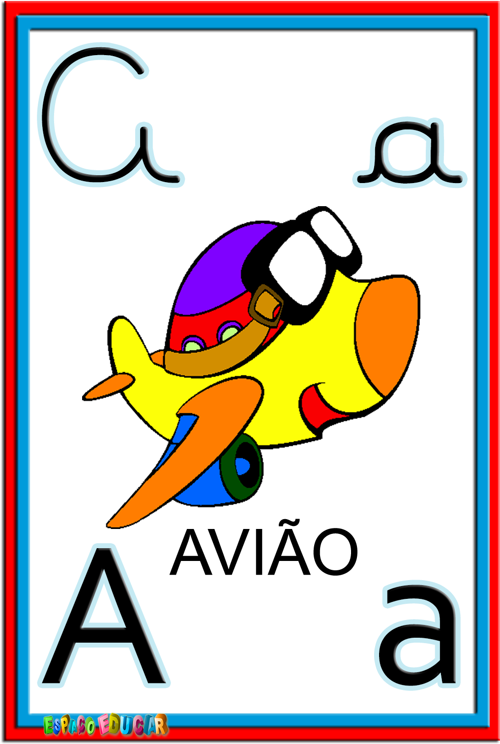 Alfabeto Quatro Tipos De Letras Colorido Ilustrado - Alfabeto Ilustrado Colorido Para Parede (1131x1600)