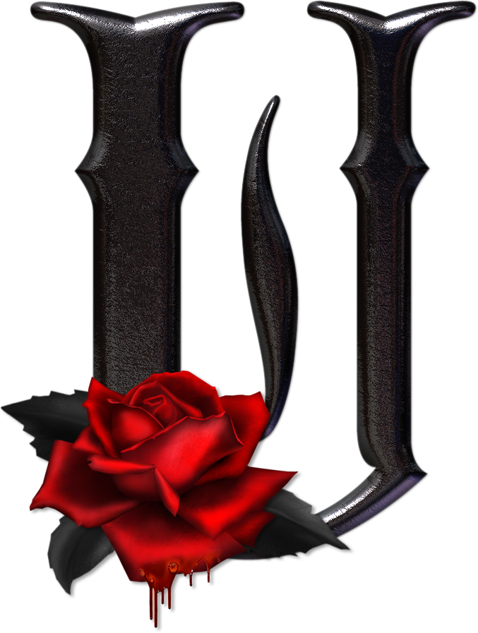 ≈ღfondos De Pantalla Y Mucho Másღ≈ - Gothic Rose Letter Png (677x897)