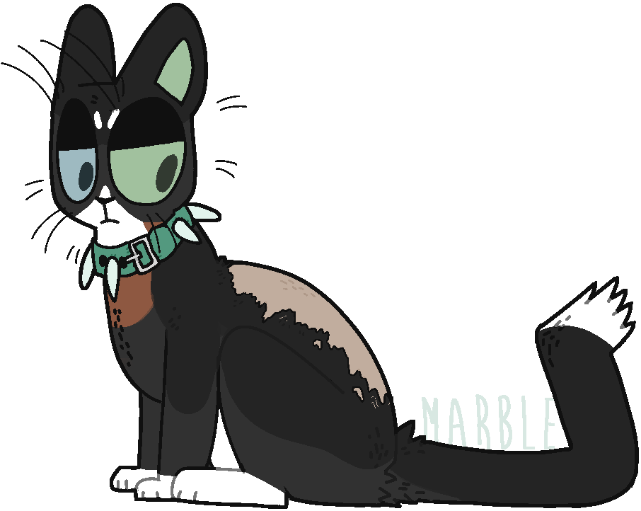 Warrior Cats Character Doodle By Marble Cat Paws - Warrior Cats Paws (968x752)