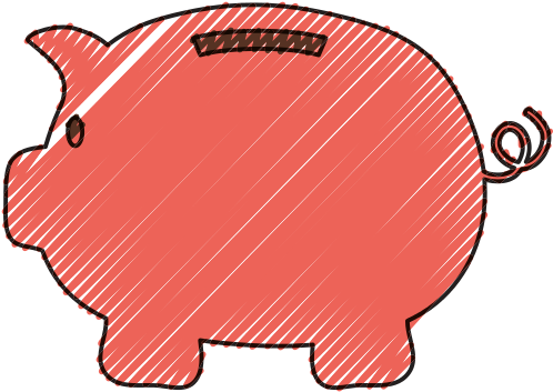 Piggy Bank Icon - Illustration (550x550)