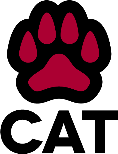 Cat Logo - - Cwu Wildcat Paw (513x513)