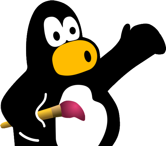 Tux Paint Logo Ong (585x485)