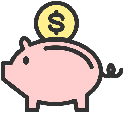 Pig Money Box Transparent Png - Money Box Pig Png (512x512)