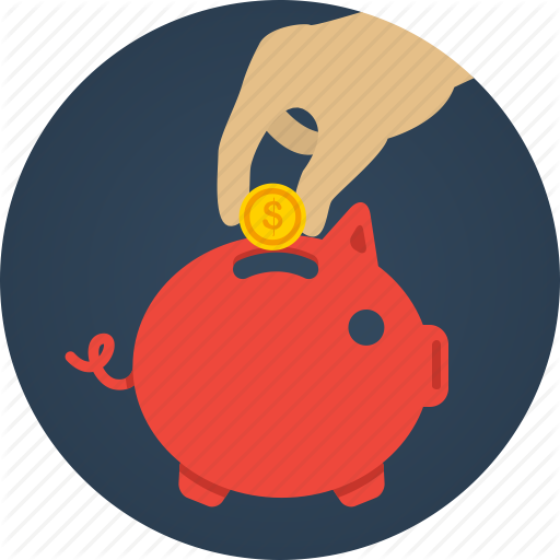 Piggy Bank Graphic Icon - Piggy Bank Flat Icon (512x512)