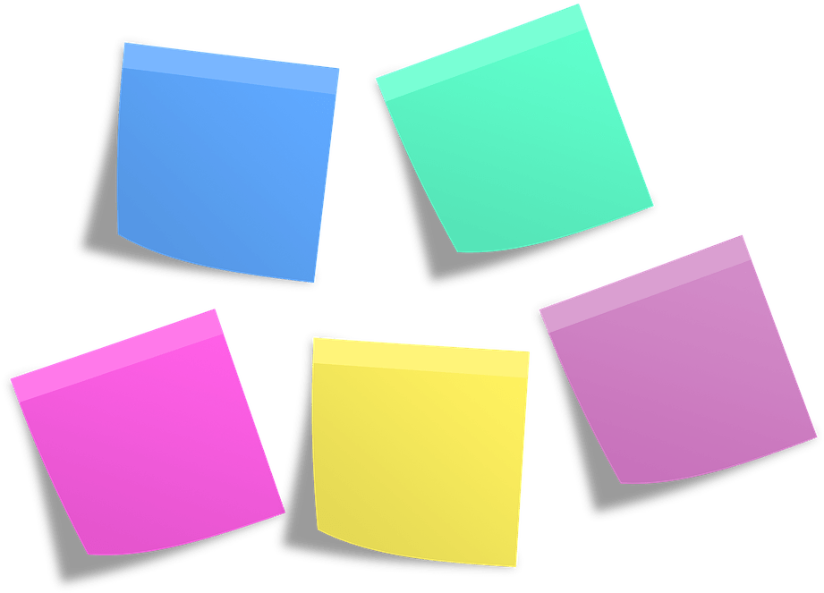 Post It Memos Notes Info Sticky Note List - Post It Notes Png (942x720)