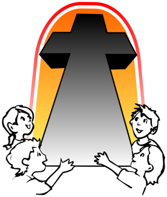 Age Limit With Cross Kid Clipart, Explore Pictures - Cross With Children Around (340x400)