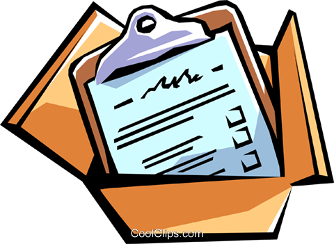 Clipboard In A Cardboard Shipping Case Royalty Free - Speech-language Pathology (480x351)
