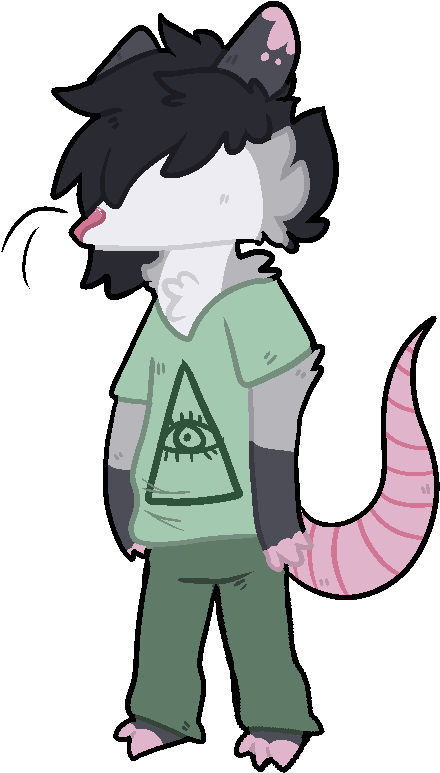 Hi Can I Dig Through Ur Trash By Abyss-ocean - Cartoon (550x900)
