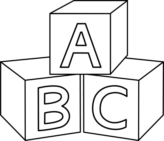 Blocks Coloring Pages (550x472)