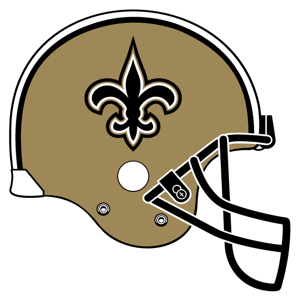 New Orleans Saints Logo - New Orleans Saints Helmet Logo (600x615)