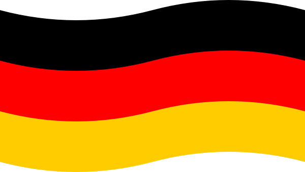 German Flag Clip Art At Clker Com Vector Clip Art Online - German Flag Clipart Transparent (600x340)