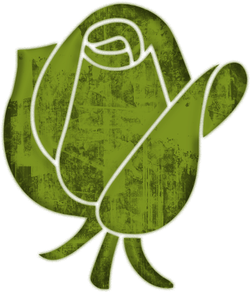 Bud Clipart Green Rose - Rose Clip Art Black (512x512)